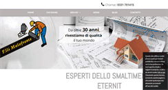 Desktop Screenshot of malafrontecoperture.com